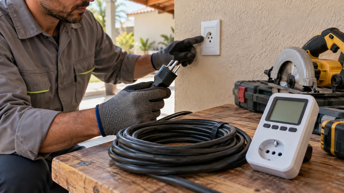 Morador empresta uma tomada para a reforma da casa ao lado e recebe uma conta maior depois que os trabalhadores passam semanas usando seus equipamentos