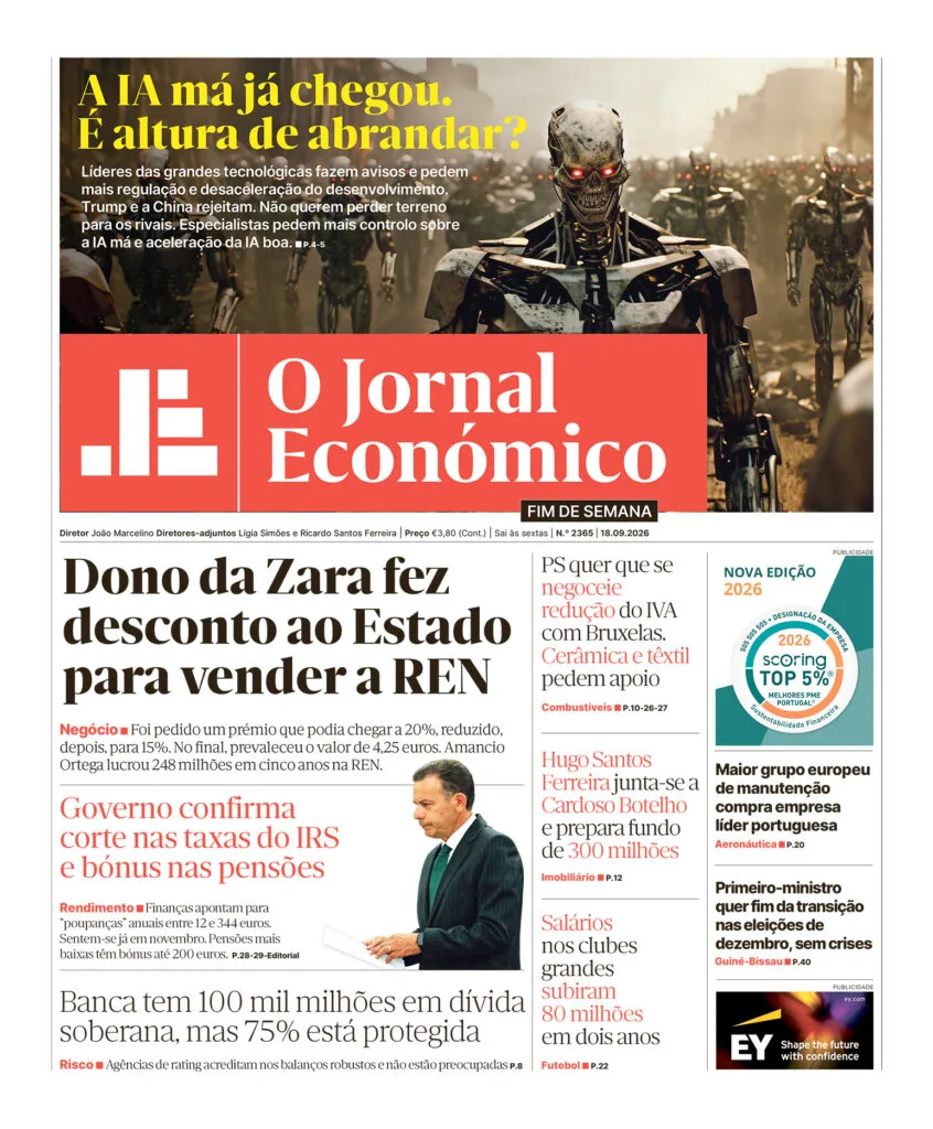 Leia aqui o Jornal Económico desta semana