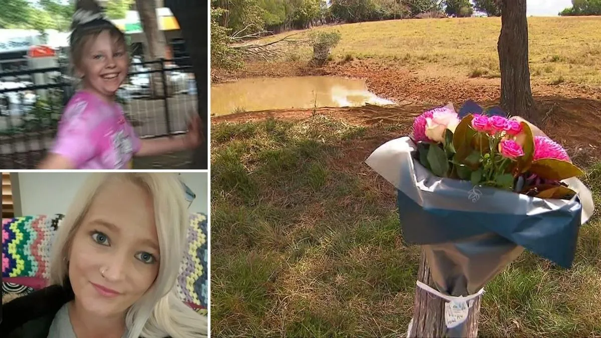 Tinana community mourns 10-year-old Arliyah and stepmother Lisa after car plunges into dam near Maryborough
