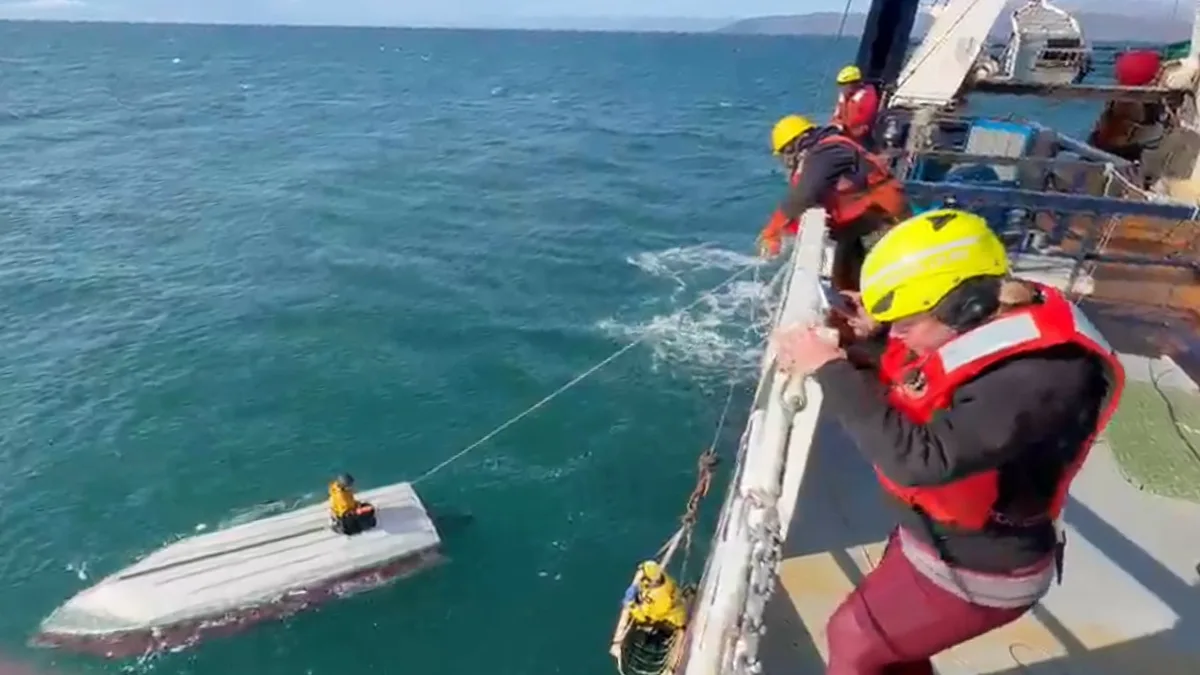 Fishing vessel rescues 15-year-old who clung to capsized skiff for days in Alaska’s Bering Sea
