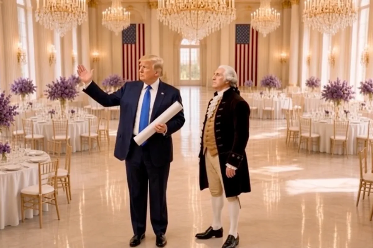Don’t like Trump’s ballroom? Then you’re disloyal to the country, president says