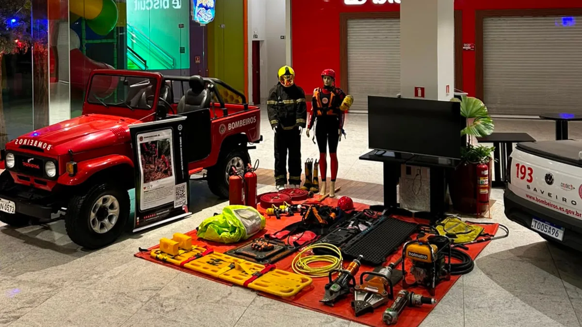 Exposição gratuita reúne viaturas, equipamentos e cães operacionais em Cariacica
