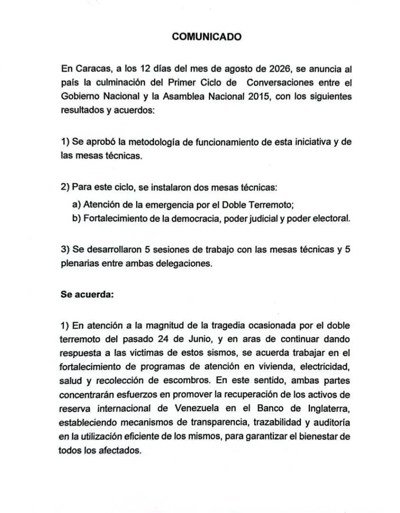 Asamblea Nacional de 2015 y gobierno de Delcy Rodríguez acuerdan iniciar recuperación de oro en Inglaterra y reformar el TSJ