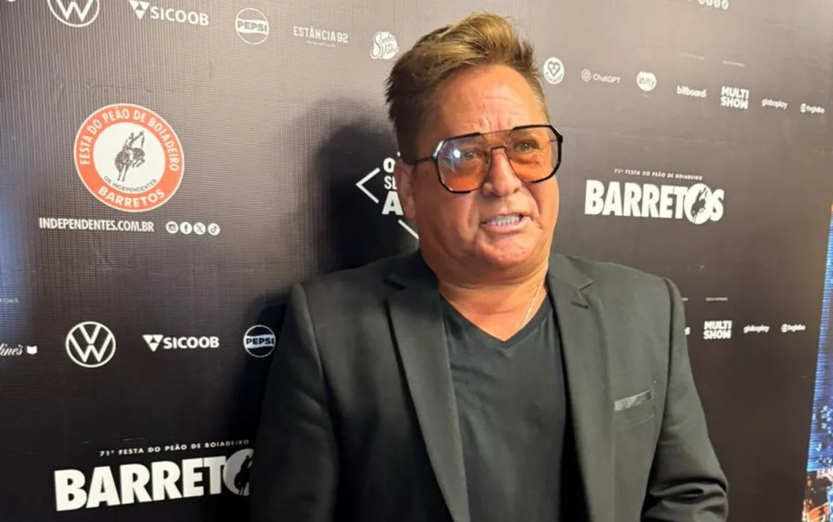 'Foi por causa da cana', diz Leonardo ao brincar com a própria aparência na Festa do Peão de Barretos