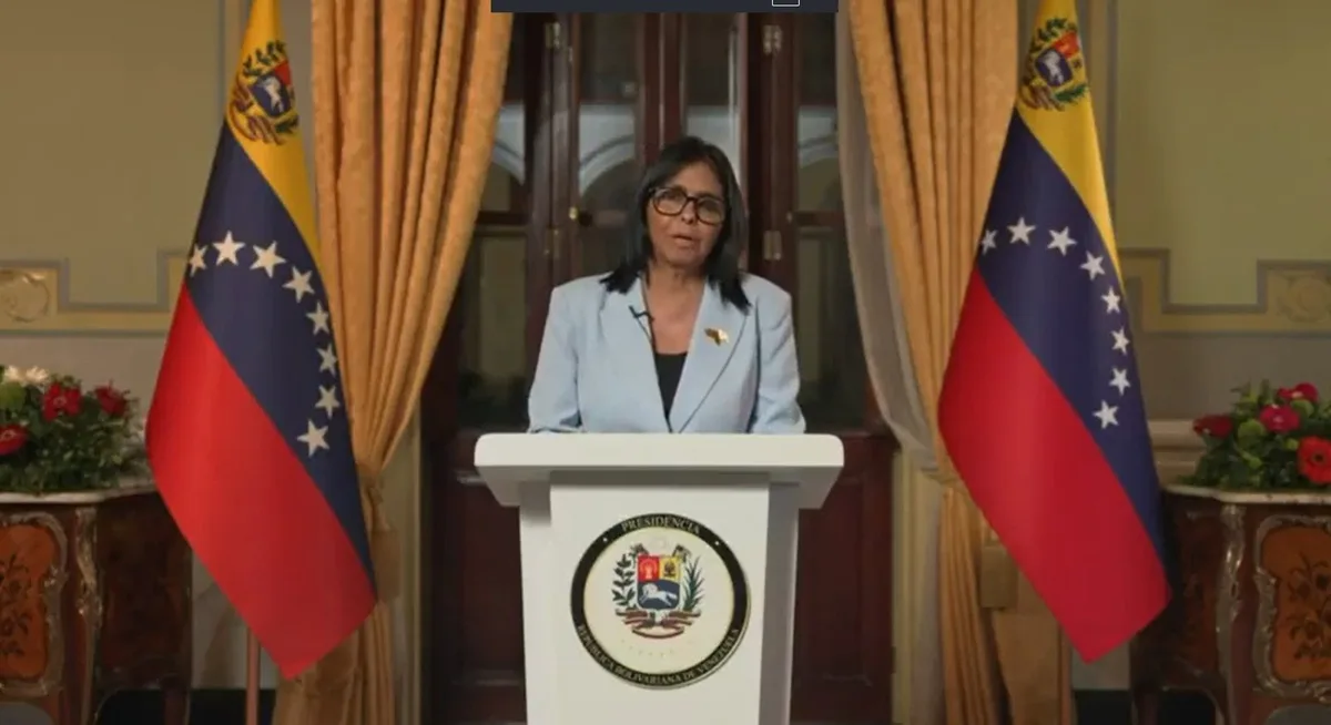 Delcy anuncia que el pacto petrolero con EEUU será de 25 años y mantendrá soberanía sobre sus recursos