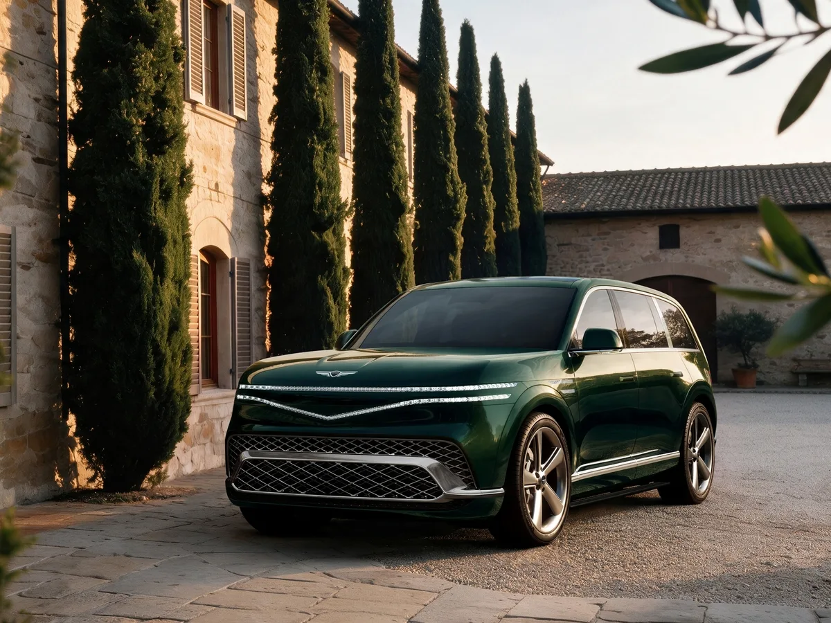 제네시스, 첫 초대형 전동화 SUV ‘GV90’ 첫 공개…“B필러·시동버튼이 없다”