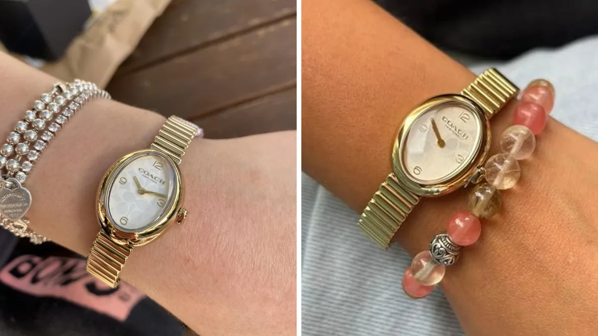 Tiny watches are trending and this sought-after Coach style is 20 per cent off at Myer