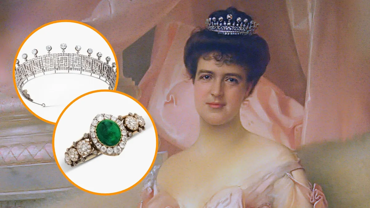 Las joyas de la última reina de Portugal y la histórica tiara de su madre se subastarán en Ginebra: diamantes y esmeraldas de altísimo valor
