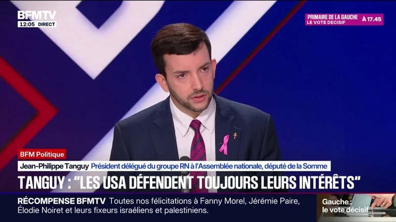 Prix des carburants: Jean-Philippe Tanguy, député RN de la Somme, estime qu'importer du diesel russe "n'est pas une solution"