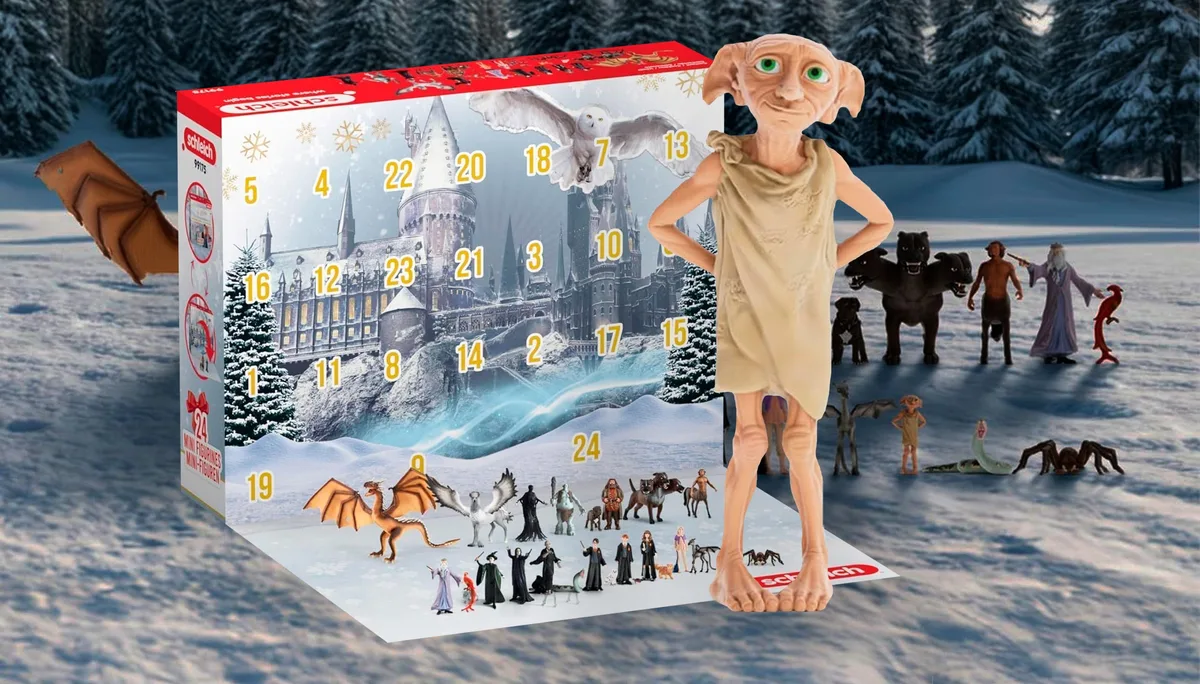 Llegan los primeros calendarios de adviento de Harry Potter y este que incluye 24 figuritas tipo 'Warhammer' es perfecto para coleccionistas