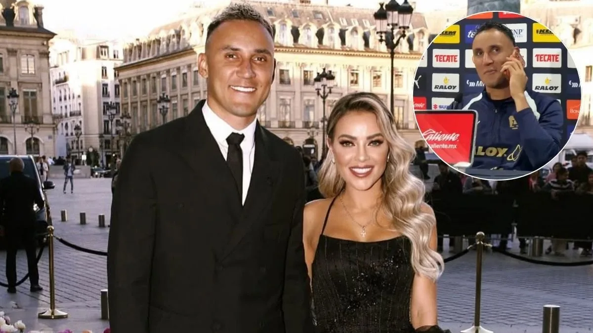 Ella es Andrea Salas, la esposa de Keylor Navas que lo llamó en plena conferencia de prensa