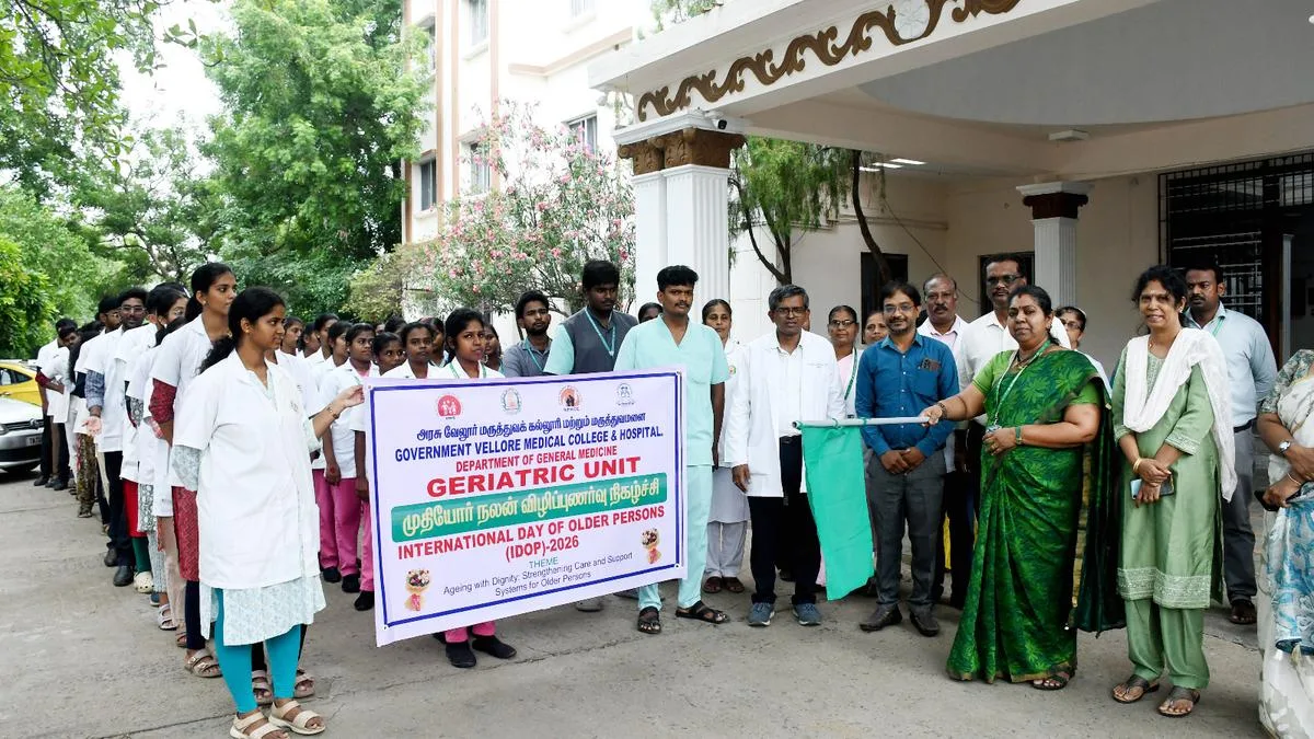 Vellore govt. hospital celebrates International Day for Older Persons