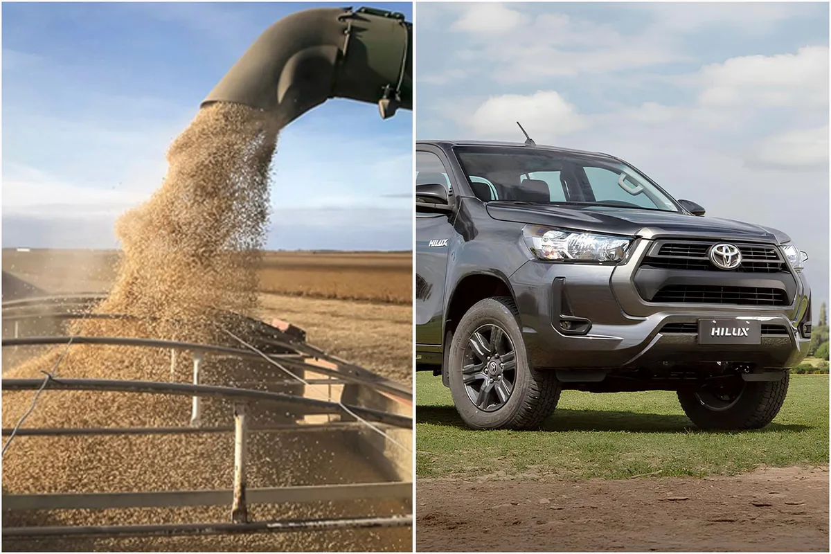 Sorpresa: se necesitan hasta 26 toneladas menos de soja para comprar una camioneta 4x4, según un informe