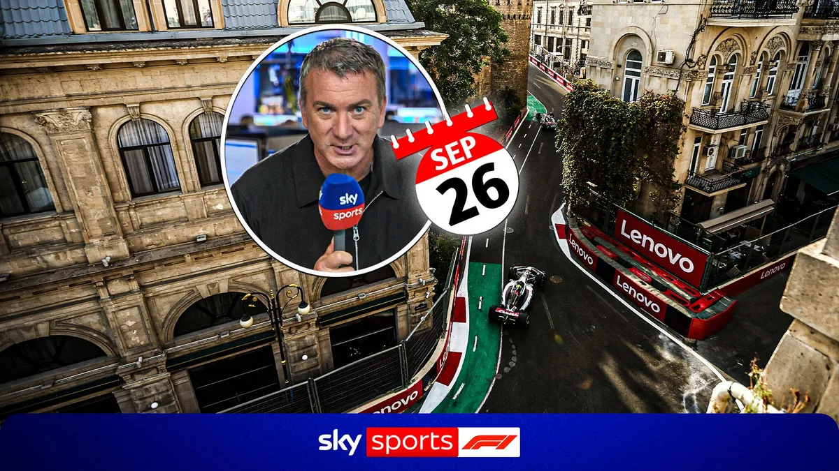 Craig Slater channels CRAIG DAVID to explain why Baku race is on Saturday!