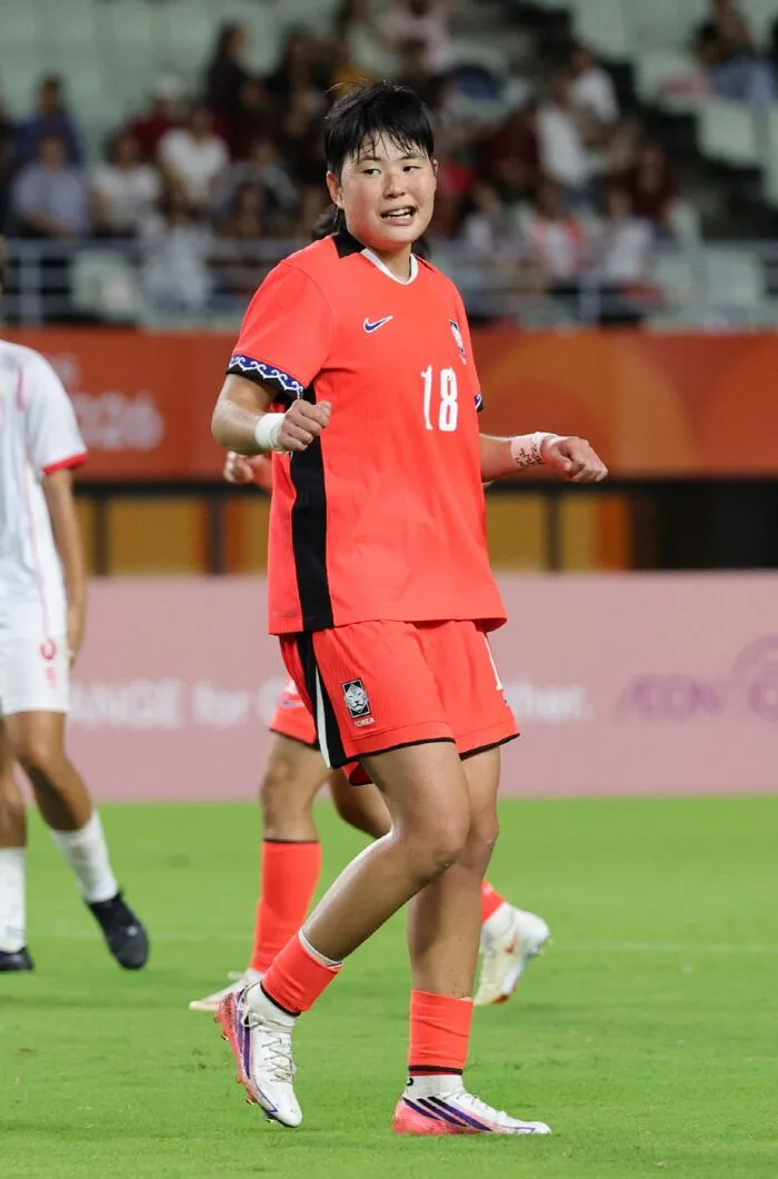 "벨 감독이 놓친 2003년생 김민지의 해트트릭!" 신상우호,미얀마에 5-0 압도적 대승![아이치-나고야아시안게임]