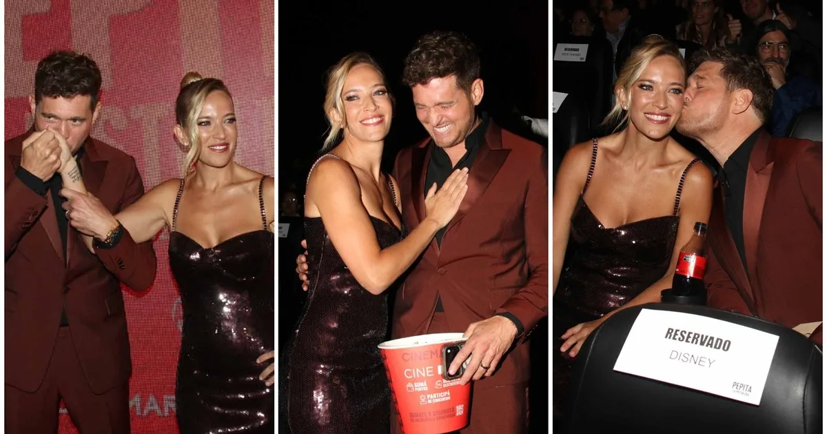 Michael Bublé acompañó a Luisana Lopilato a la avant premiere de Pepita, la pistolera: todas las fotos del evento