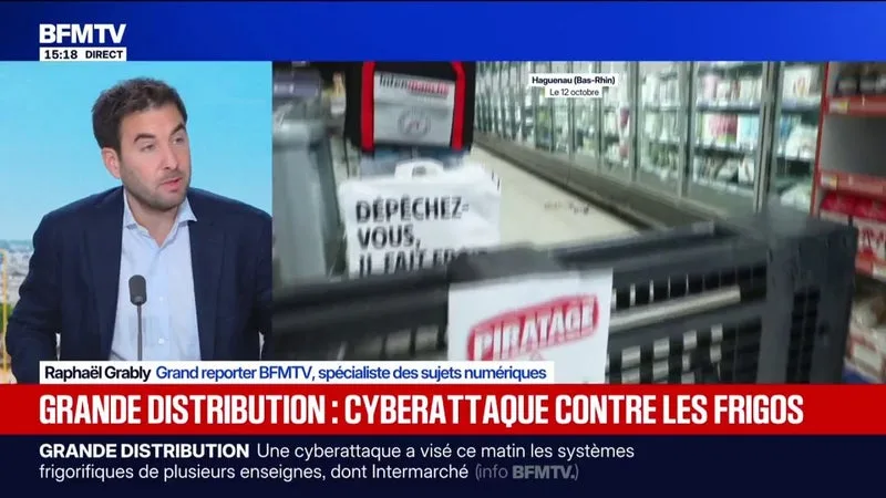Une cyberattaque frappe les frigos de Leclerc, Intermarché et Super U, les dégâts seraient considérables