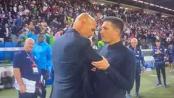 Treinadores pegados no final do Cagliari-Juventus: «Dou-te uma bofetada»