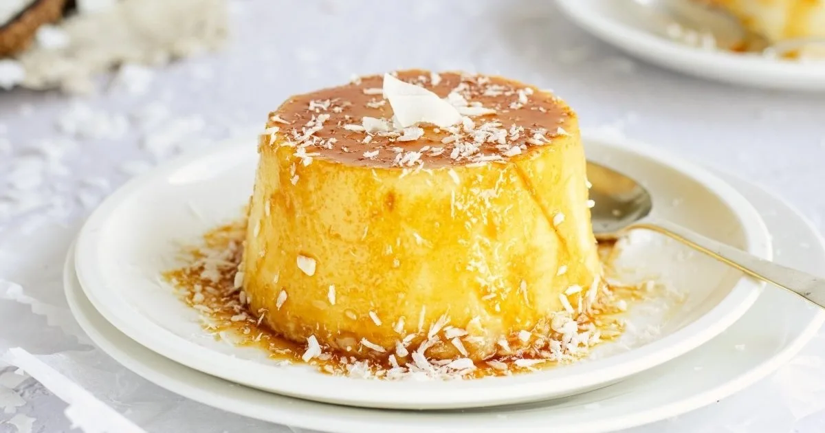 Flan de coco light con toque casero, el postre fit que tenés que probar