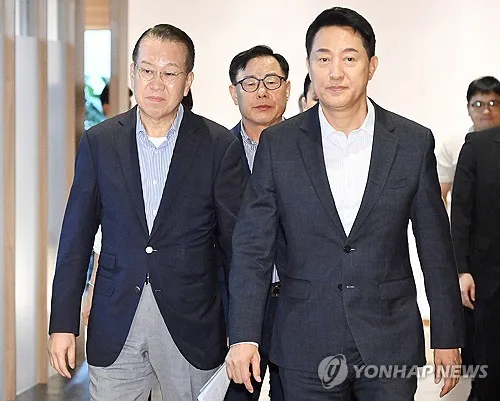 권영세 "용산공원 주택공급 철회해야"…오세훈 "녹지공간 필수"