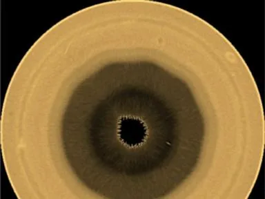 Scientists find 10-sided wave pattern swirling in the clouds over Saturn's south pole