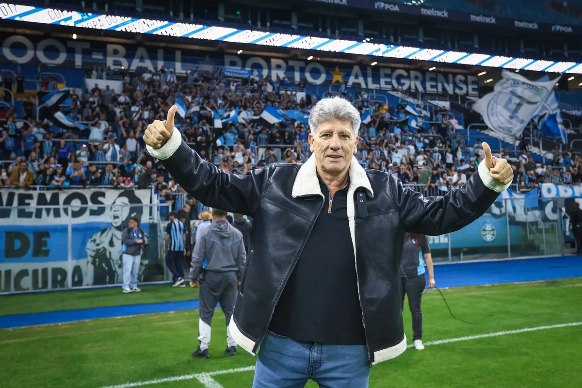 Renato reestreia no Grêmio contra Palmeiras sem Abel e defende marca no Dia do Gaúcho; entenda