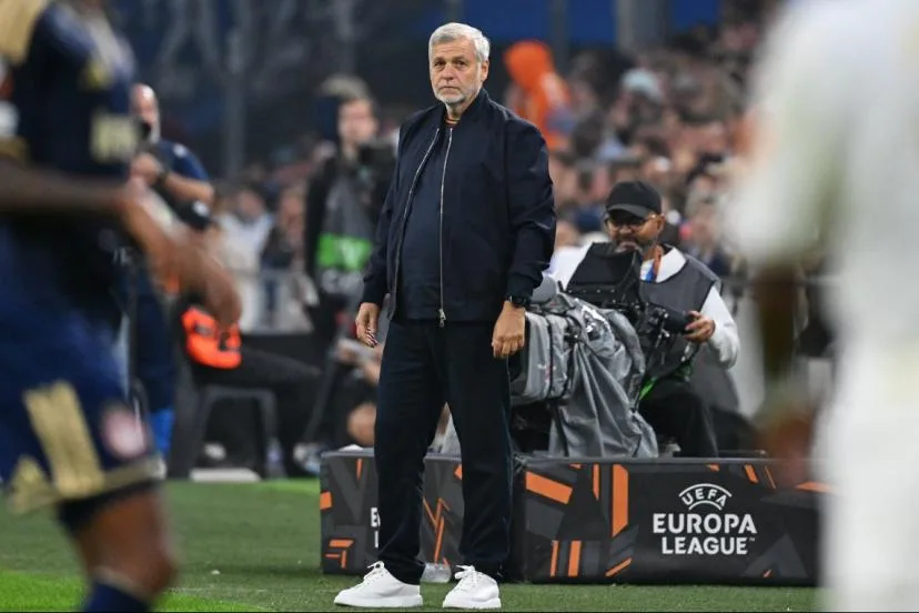 Bruno Genesio après la défaite de l'OM face à l'Olympiakos : « On ne méritait pas de perdre »