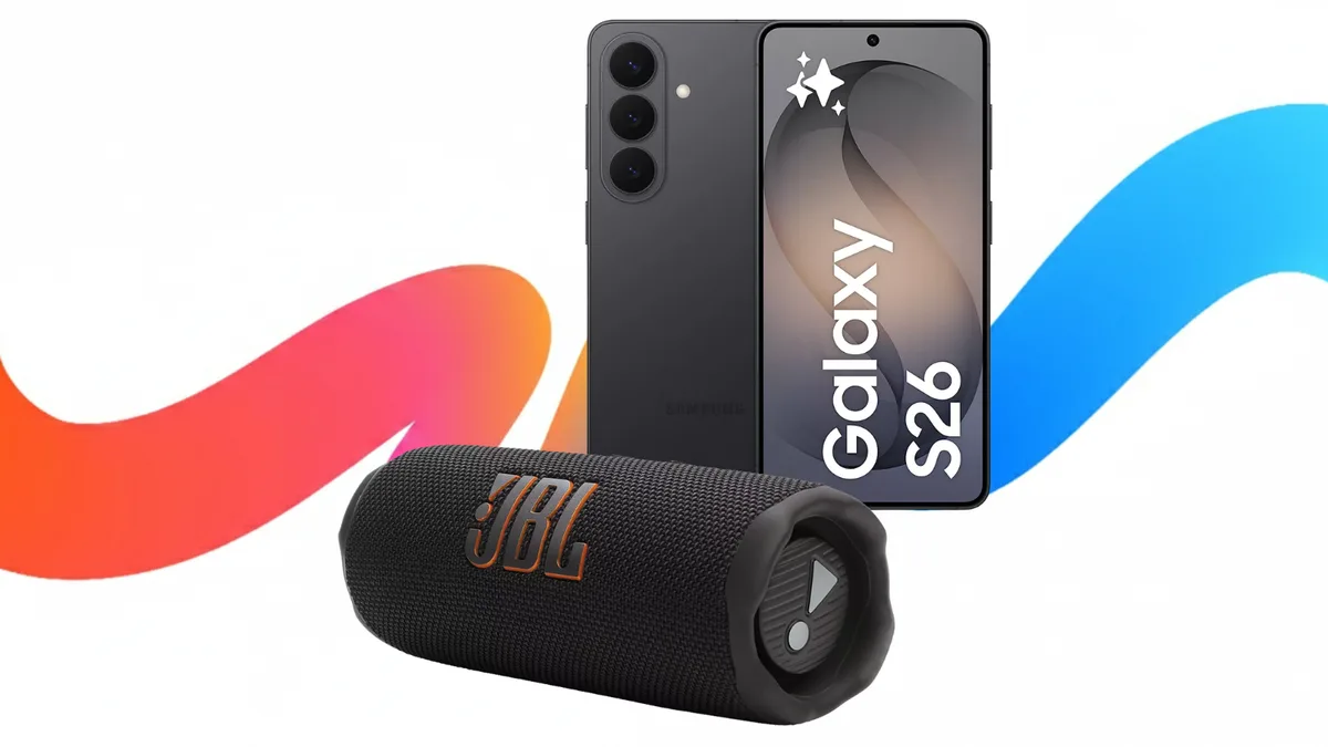 Rentrée : le pack Samsung Galaxy S26 et JBL Flip7 chute à 699€ chez Boulanger avec un code promo