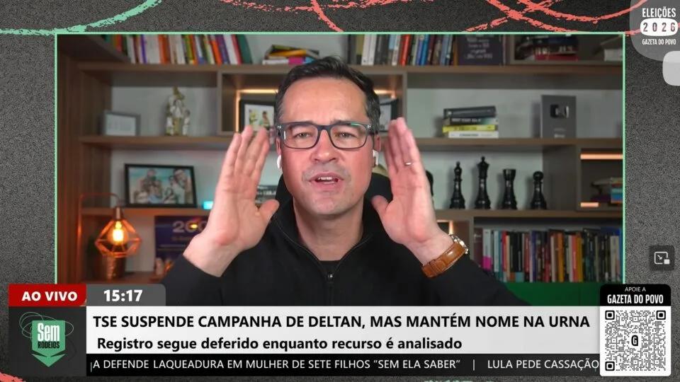 Deltan diz que suspensão da campanha com sua candidatura vigente é “facada na Constituição”