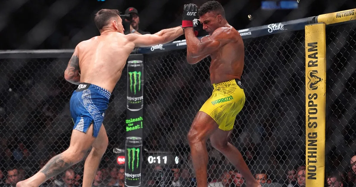 Un argentino ganó en la UFC y retiró a una leyenda brasileña