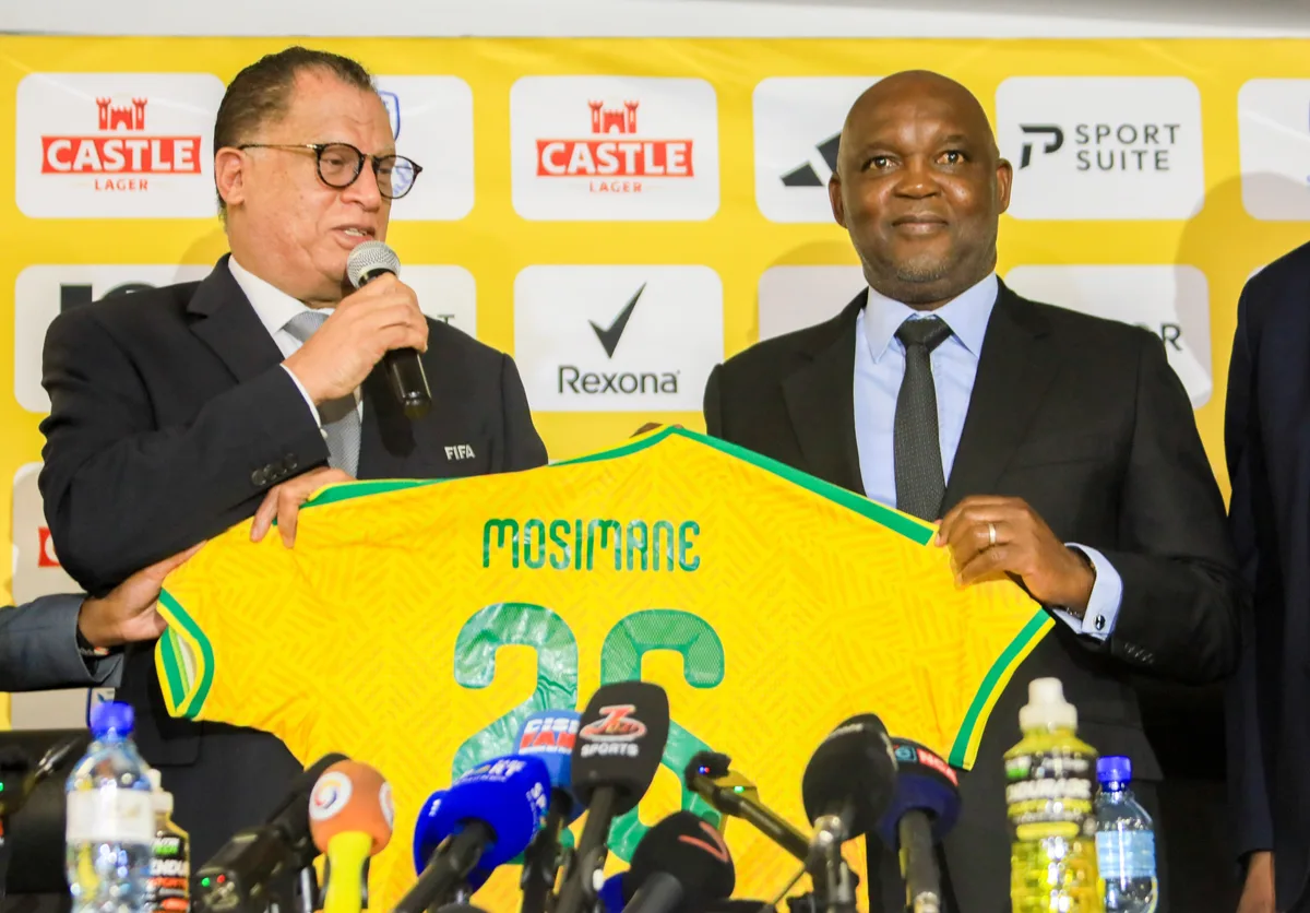 New Bafana coach Pitso Mosimane calm and collected at his first press conference