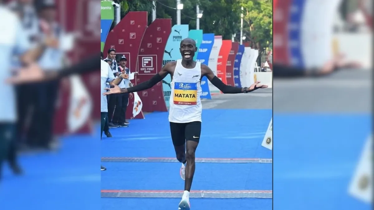 Charles Matata Breaks Course Record To Win Delhi Half Marathon
