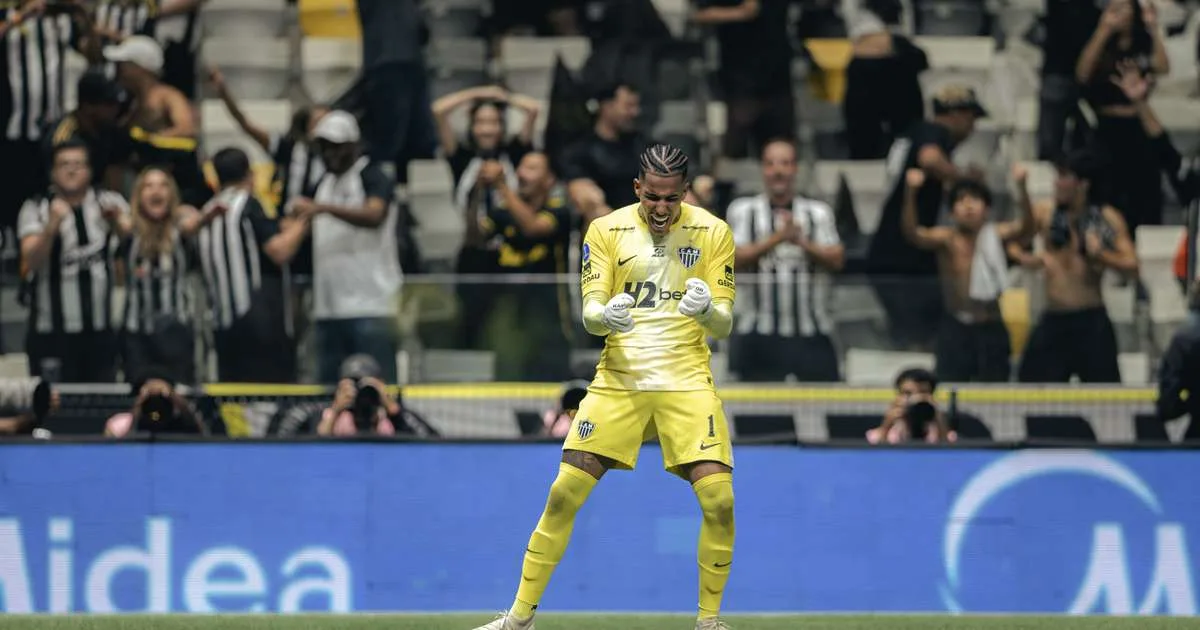 Gabriel Delfim, goleiro que salvou o Atlético-MG nos pênaltis, teve passagem pelo Santos