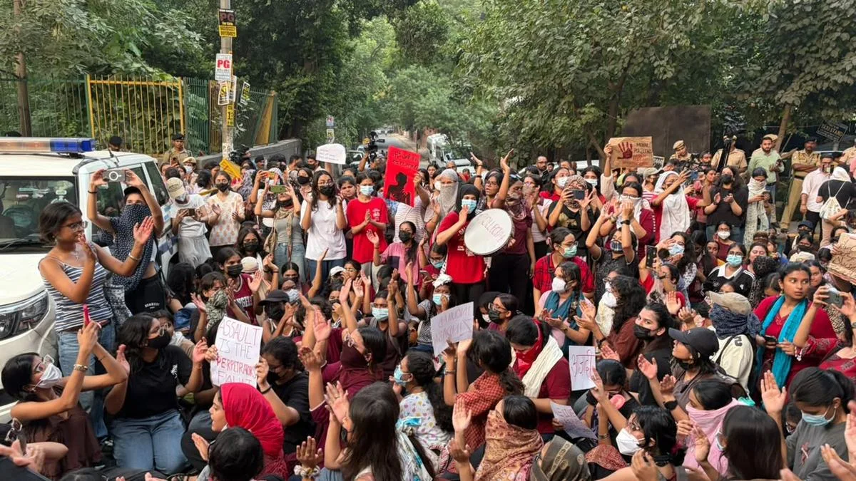 LSR students take out solidarity march through areas linked to Astha Kunj gang rape