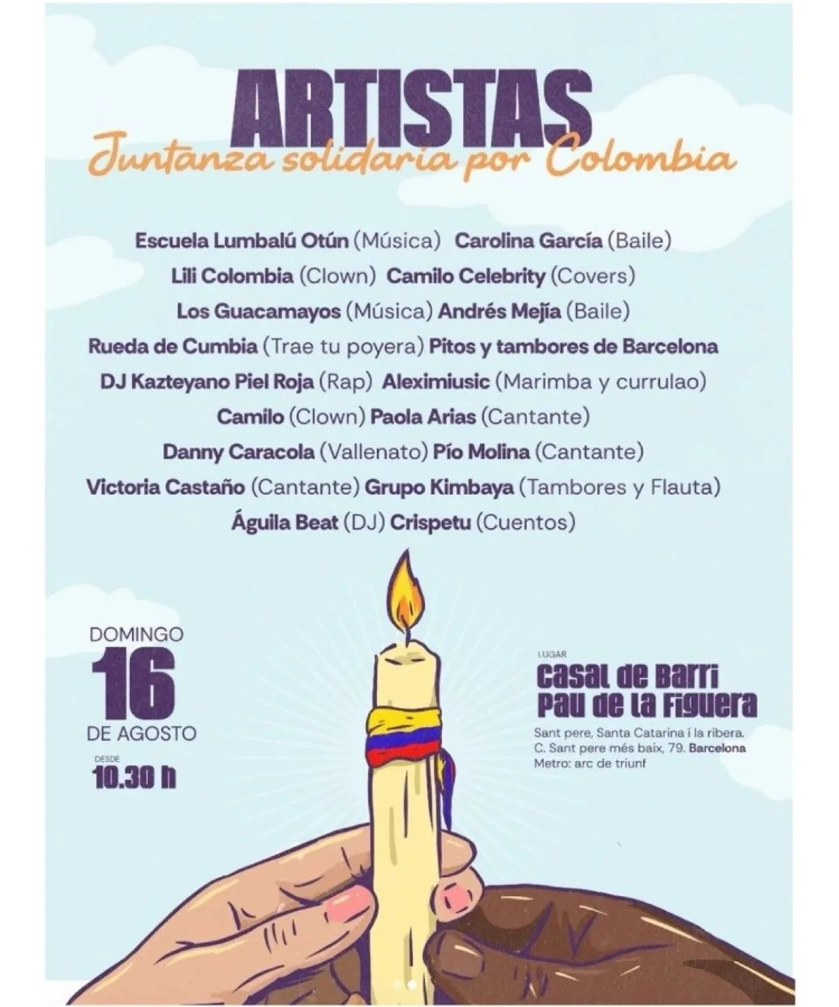 Un evento solidario en Barcelona por el terremoto de Colombia prevé recaudar 5.000 euros