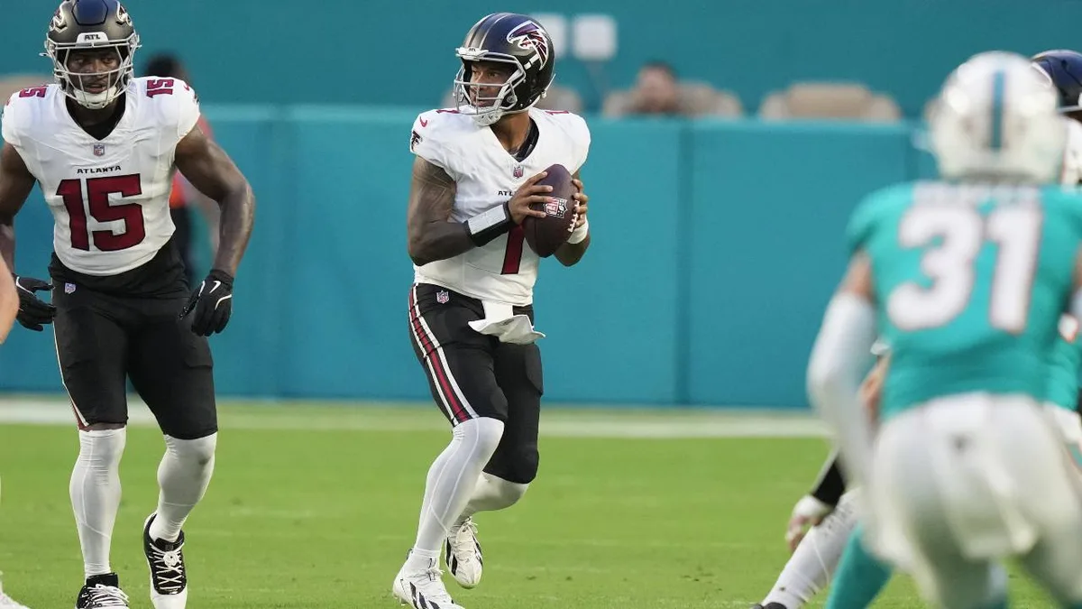 Tagovailoa leads TD drive and loses fumble in Falcons’ pre-season win over Dolphins