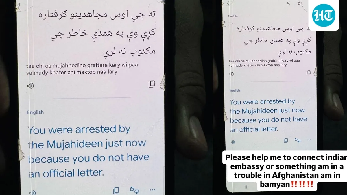 ‘In trouble in Afghanistan’: Kerala vlogger claims arrest by ‘Mujahideen’, later issues clarification