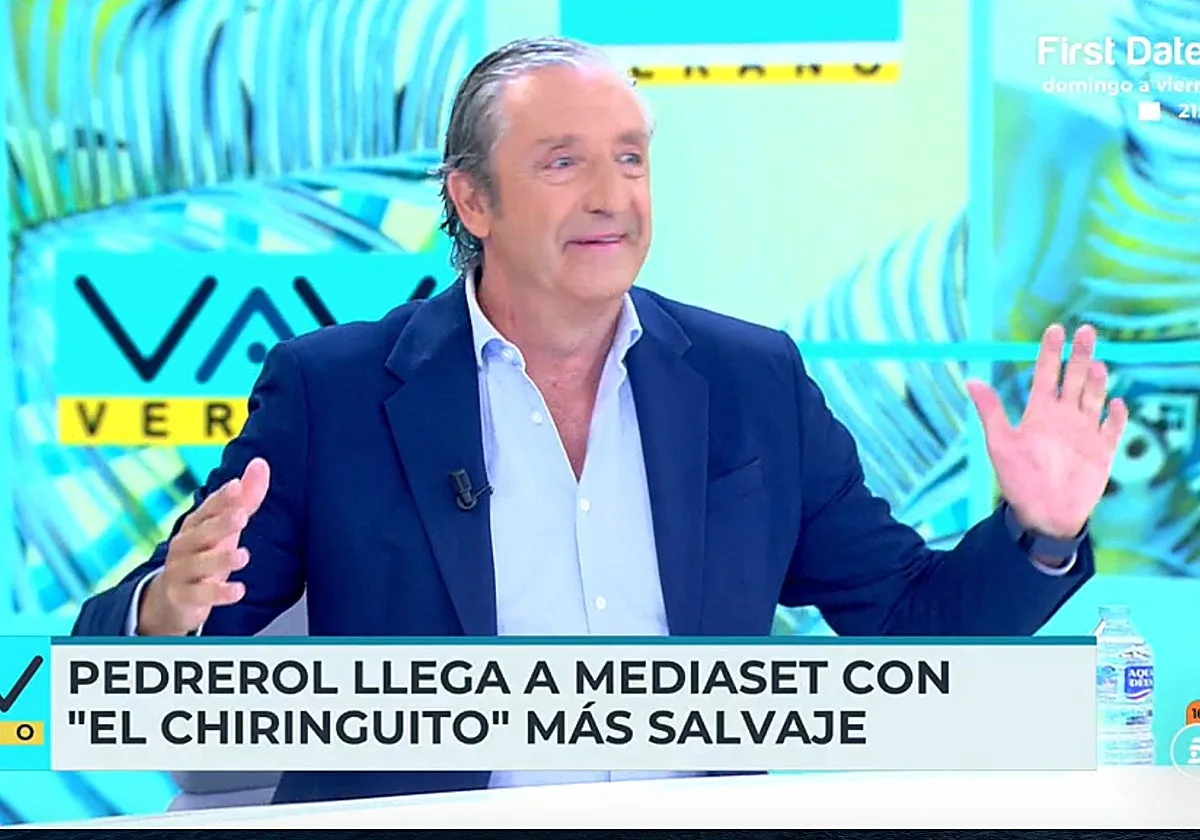Preguntan a Josep Pedrerol por qué se ha llevado a Mediaset 'El Chiringuito' y es tajante: «Era una asignatura pendiente»