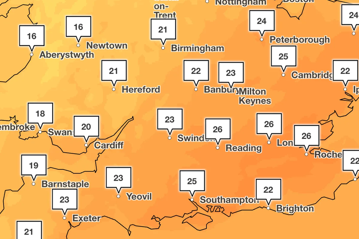 UK set for ‘exceptionally warm’ weather later this week, Met Office says