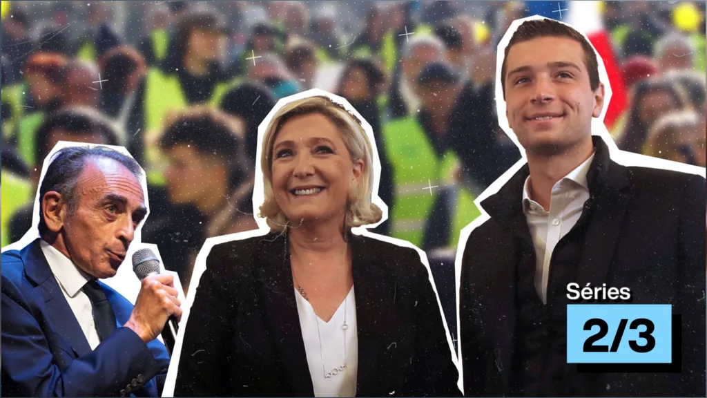 Devenu Rassemblement national, le parti de Marine Le Pen élargit son audience (2/3)