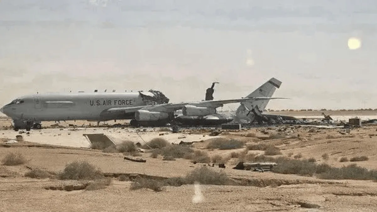 As imagens da destruição em bases militares americanas após ataques do Irã