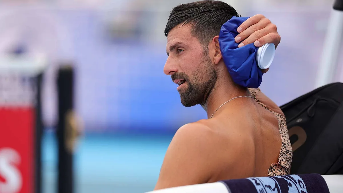Djokovic admite problemas com o calor e umidade após a derrota