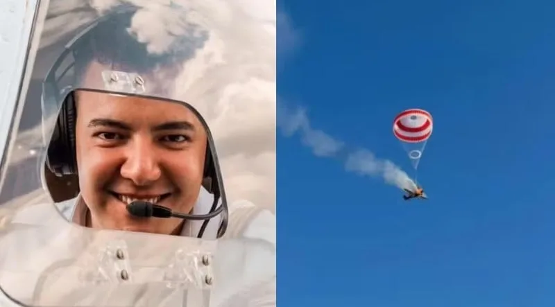 Avião de pequeno porte cai em área rural e lavradores socorrem piloto com vida