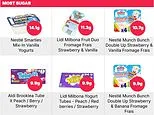 Revealed: The popular children's yoghurts that contain dangerous amounts of sugar - with Nestle's Smarties Vanilla Split Pot at the top of the list