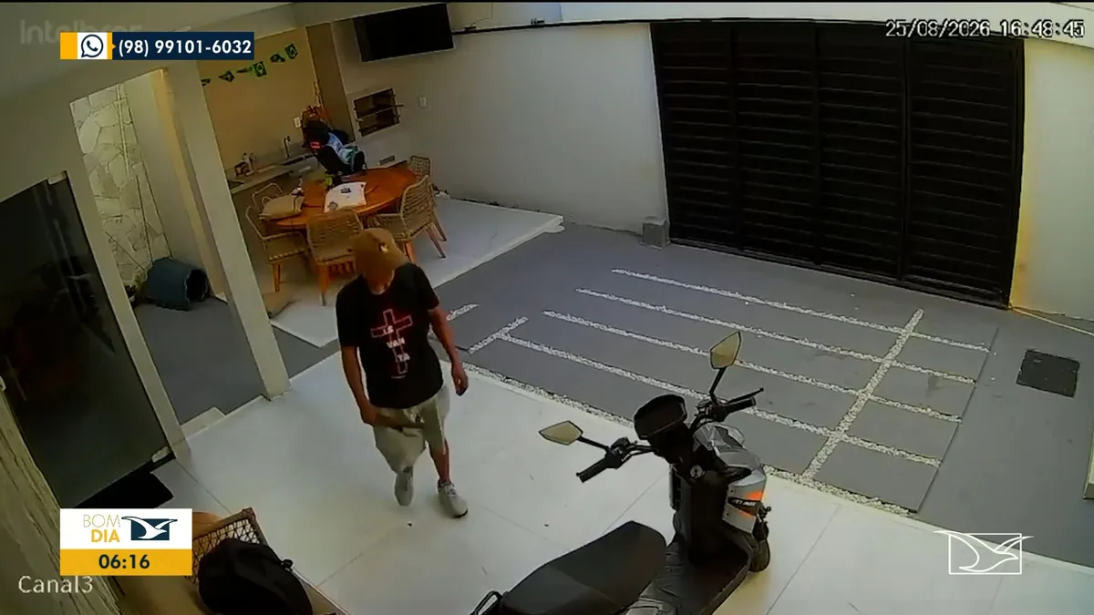 Homem invade residência e furta objetos após moradora deixar imóvel na Grande São Luís