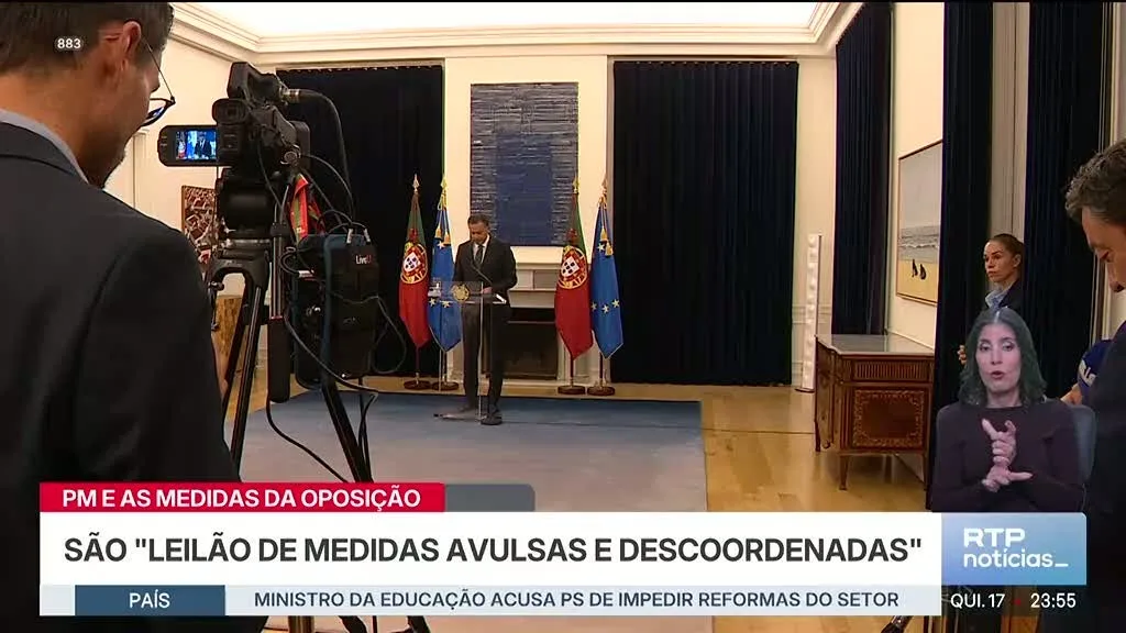 Luís Montenegro rejeita medidas da Oposição