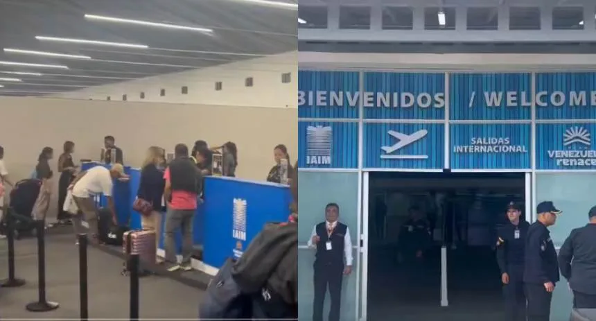 Pasajeros llegan al aeropuerto de Maiquetía: Así se encuentran los terminales temporales tras reinicio de vuelos