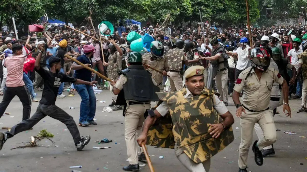 Delhi Police reject claims of 'excessive force' at Jantar Mantar student protest
