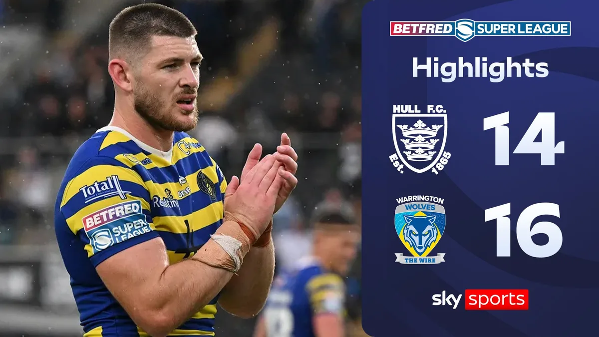 Warrington continue winning streak after edging Hull FC and booking play-off spot!