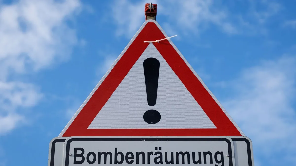 250 Kilogramm: Fliegerbombe in Karlsruhe gefunden - Evakuierung geplant